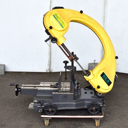 【ヤ取終了7/12】≪yt1452ジ≫ REX/レッキス バンドソー 平バイス マンティスXB270A φ270mm AC100V 50/60Hz 現状品 DIY/鉄工/配管/中古電動工具 60609-03