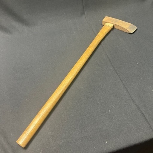 A12271 斧 大型 大工道具 全長78cm 刃長19cm 古道具 山師