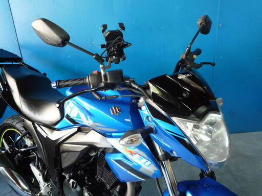 SUZUKI ジクサー150 青 格安提供車 エンジン始動動画 半額配送