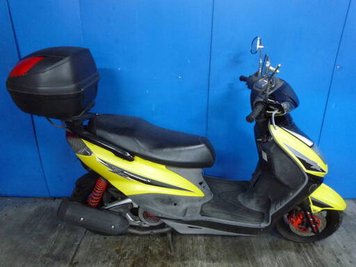 YAMAHA シグナス125XSR-2 黒  自賠責加入で乗れます 半額配送キャンペーン 現状渡し諸経費￥0- 横浜 P-Yard YAMAHA シグナス125XSR 黒/黄 自賠加入で乗れます 半額配送