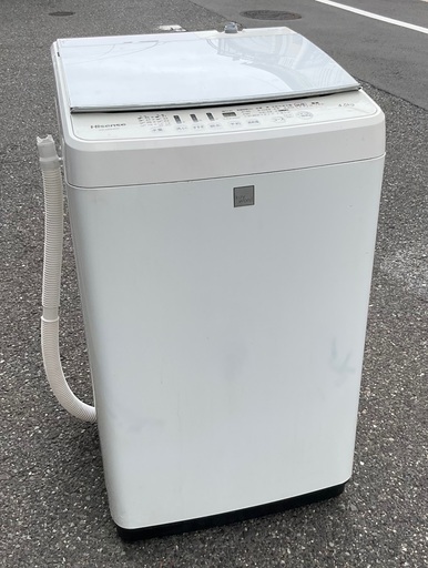 【RKGSE-179】特価！ハイセンス/4.5kg/全自動洗濯機/HW-G45E4KW/中古/2017年製/当社より近隣地域無料配達