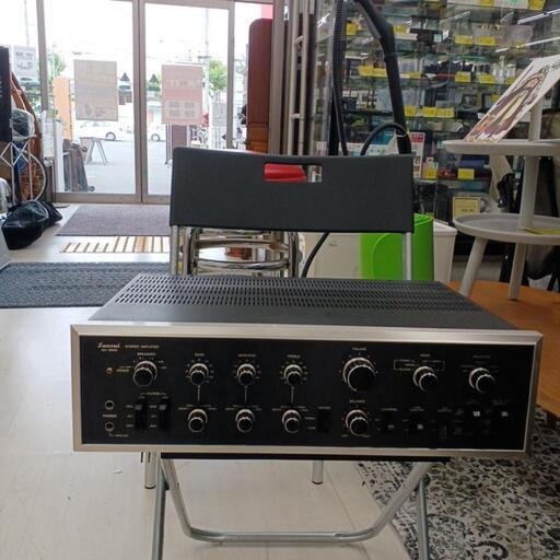 ★ジモティー割あり★SANSUI　ﾌﾟﾘﾒｲﾝｽﾃﾚｵｱﾝﾌﾟAU-9500　現状販売　高さ(H)14× 幅(W)50× 奥行(D)34(cm)　【joh1577】