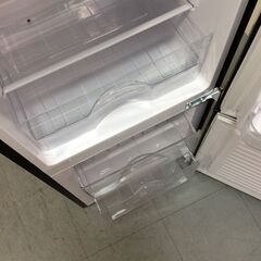 （8/29受渡済）JT9036【NITORI/ニトリ 2ドア冷蔵庫】2022年製 NTR-106BK 家電 キッチン 冷蔵冷凍庫 右開き 106L