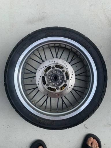 dトラッカー125純正前後ホイール dトラッカー ホイールセット dトラッカー125純正前後ホイール D