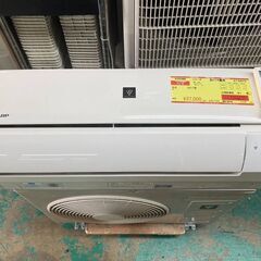 K05386 シャープ 2017年製 中古エアコン 主に14畳用 冷房能力 4.0KW ／