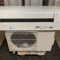 K05394　中古エアコン 三菱 2019年製 主に6畳用 冷房能力 2.2KW / 暖房能力 2.2KW