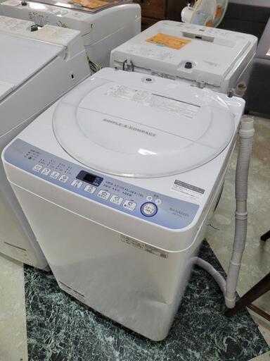SHARP　シャープ　７kg洗濯機　ES-T711W　中古　リサイクルショップ宮崎屋住吉店24.6.27ｋ