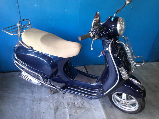 ベスパ LX125ie-3V 青  自賠責保険加入で乗れます 半額配送キャンペーン 現状渡し諸経費￥0- 横浜 P-Yard