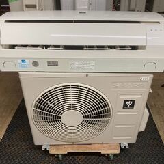 K05398 中古エアコン シャープ 2017年製 主に6畳用 冷房能力 2.2KW /