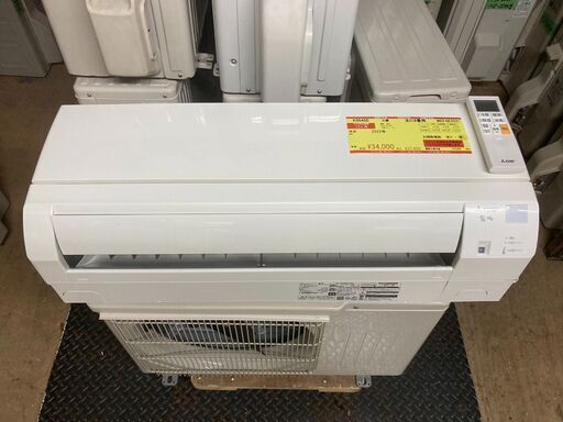 K05400　三菱　2022年製　中古エアコン　主に8畳用　冷房能力　2.5KW ／ 暖房能力　2.8KW