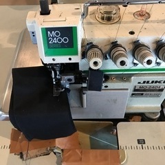 JUKI二本針オーバーロックミシン100V家電 生活家電 ミシン