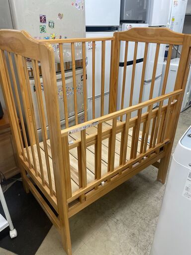 リサイクルショップどりーむ荒田店 No12577 ベビーベッド　KATOJI　カトージ　お買い得品♪