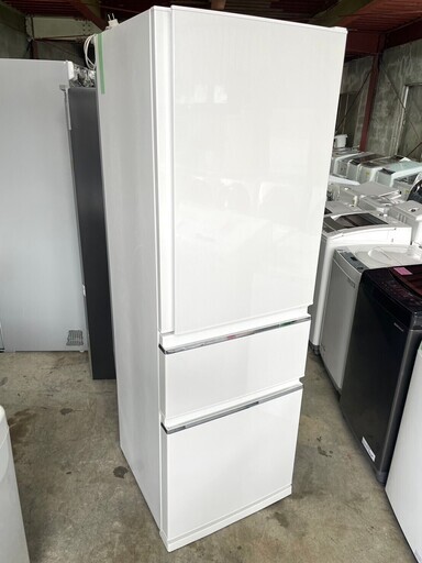 大阪送料無料★3か月保証付き★冷蔵庫★三菱★2020年★365L★MR-CX37E-W★R-89