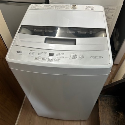 アクア　洗濯機　4.5kg 2021年