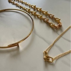 絶品ダブルリンクネックレス ステンレス