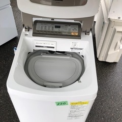 NO 220 🌈福岡市内配送設置無料✨🌈  NA-FD80H3-N 縦型洗濯乾燥機 シャンパン [洗濯8.0kg /乾燥4.5kg /ヒーター乾燥(水冷・除湿タイプ) /上開き]