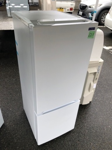 NO 221 ?福岡市内配送設置無料✨? ヤマダ電機 2ドア冷蔵庫 (156L・右 