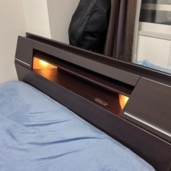 6月30日に引き取りできる方優先 ダブルベッド(フレーム&マッドレス)