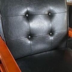 高級レザー　シングルソファ　4客セット
