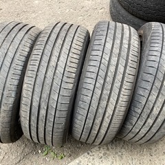送料込み☆バリ山 205/55R17☆4本☆ステップワゴン・ノア・ヴォクシー 205/55R17 4本 DUNLOP 夏タイヤ バリ山 ストリームステップワゴンノア