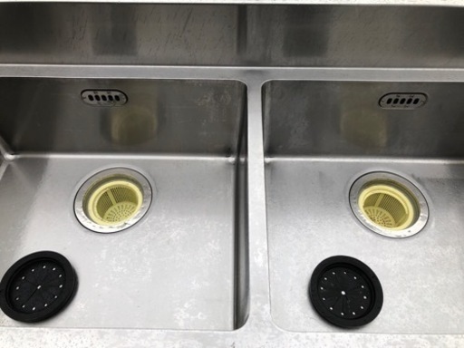 ⭐︎中古品 マルゼン 2槽シンク 1590×650×800mm 厨房用品⭐︎ - その他 