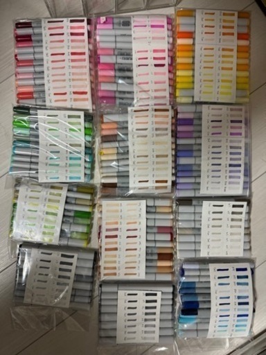 Copic 136色新品＆無印アクリル収納