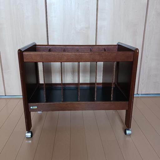 【 Karimoku 】 カリモク マガジンラック　　家具 アンティーク 収納