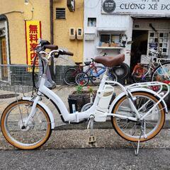 電動自転車　２０インチ　　バッテリー　充電器　付き　3変速　白　配達可能 電動自転車 20インチ バッテリー 充電器 付き 3変速 白 配達可能