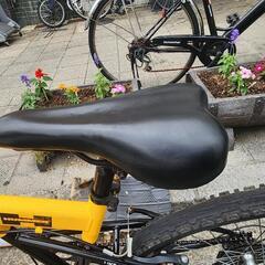 ＭＴＢ自転車　ＨＵＭＭＥＲ　２６インチ　折りたたみ自転車　６変速　黄色　配達可能