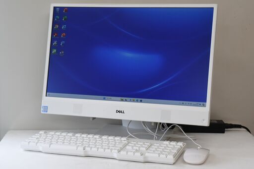 高速起動 Core i3-8145U 22型液晶 DELL Inspiron 22-3280 AIO メモリ8GB 高速SSD256GB Wi-Fi Windows11 Office2019 2019年製 美品級 白