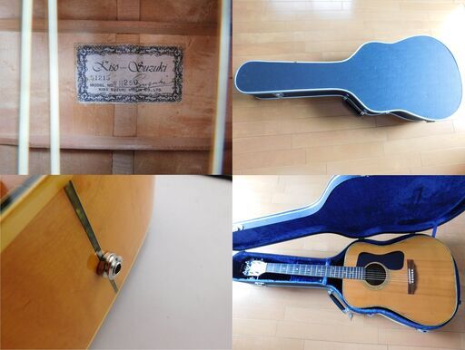 木曽鈴木 アコースティックギター 木曽鈴木 w150 70年代