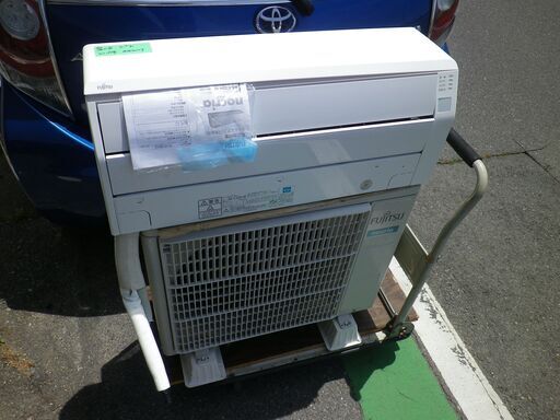 良品その②◆FUJITSU/富士通　　6～8畳用エアコン　nocria　AS-C22H-W　音声アナウンス機能　2018年