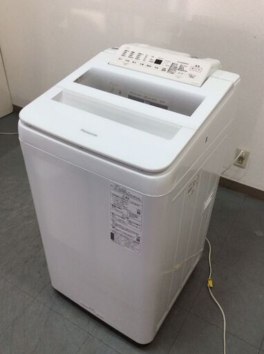 （9/11受渡済）YJT9039【Panasonic/パナソニック 7.0㎏洗濯機】美品 2021年製 NA-FA70H8 家電 洗濯 簡易乾燥付