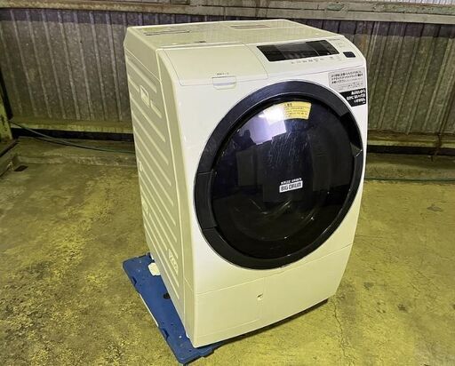 ドラム式洗濯機 10.0kg 日立 BD-SG100CL 2018 訳あり　G57561