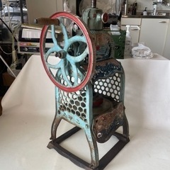 みやこ みやこ式 かき氷機 手動 レトロ 刃も鋭く ふわふわかき氷