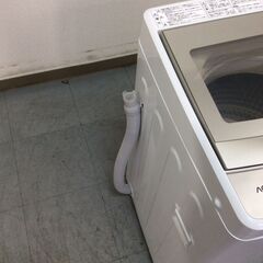 （8/24受渡済）JT9042【AQUA/アクア 5.0㎏洗濯機】2022年製 AQW-S5M 家電 洗濯 簡易乾燥付