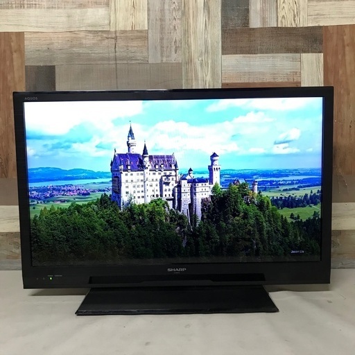 即日受渡❣️シャープ AQUOS 32型 2画面分割機能 HDMI×2 エッジ型LEDバックライト 10500円