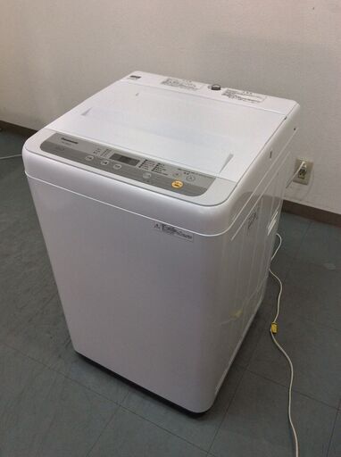 JT9043【Panasonic/パナソニック 6.0㎏洗濯機】美品 2019年製 NA-F60B12 家電 洗濯 簡易乾燥付