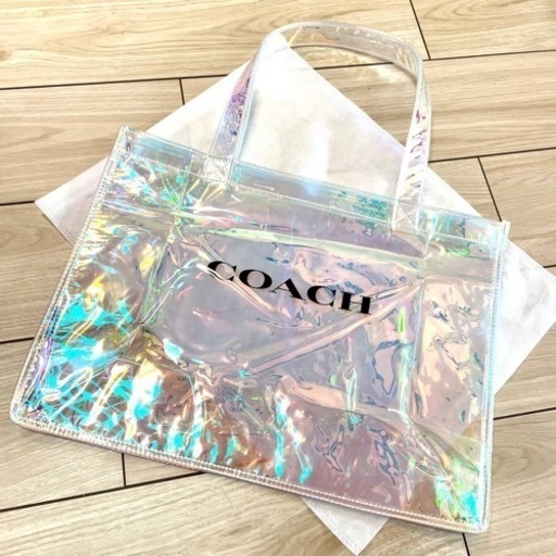 新品 COACH クリアバッグ