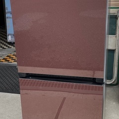 【RKGRE-352】特価！ハイセンス/Hisense/134L 2ドア冷凍冷蔵庫/HR-G13A-BR/中古品/2019年製/当社より近隣無料配達！