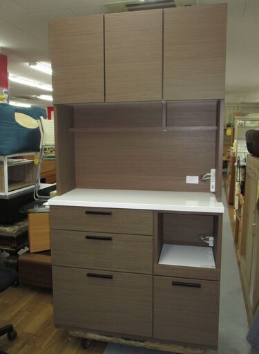 R524 NITORI SORRELキッチンボード、シリーズ、キッチンボード、食器棚、幅100cm Used・美品