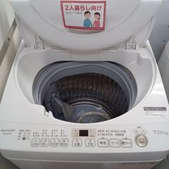 ★ジモティ割あり★ SHARP 洗濯機 7Kg 21年製 動作確認／クリーニング済み TK2464