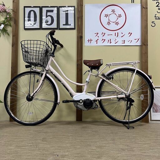 51整備済新基準良品パナソニック　 バッテリー6.6ah長押し5点灯 26インチ 中古車