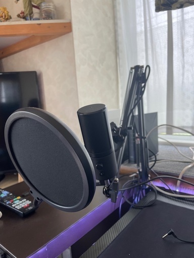 RAZERマイク、マイクスタンドセット