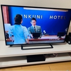 TOSHIBA 液晶カラー 43インチ　テレビ テレビ台も◎　