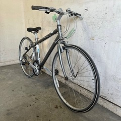 544(ム)□岐阜発　△GIANT CROSS/クロスバイク/3×7段変速/走行確認/サドル表面ひび割れあり/フロント変速できません/現状品　R6.5/10□