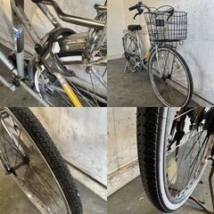 546(S)□岐阜発　△SEKINE/PANTHER/セキネ自転車/昭和レトロ/26インチ/6段変速/走行確認/防犯有り/5.6速入りません/現状品　R6.5/8□