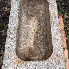 引き取り限定   手水鉢　御影石