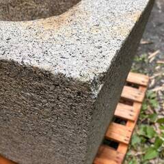 引き取り限定   手水鉢　御影石