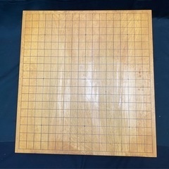 M14284【囲碁】脚付き 基盤 囲碁盤 厚み約14cm 重さ約14.2kg へそ